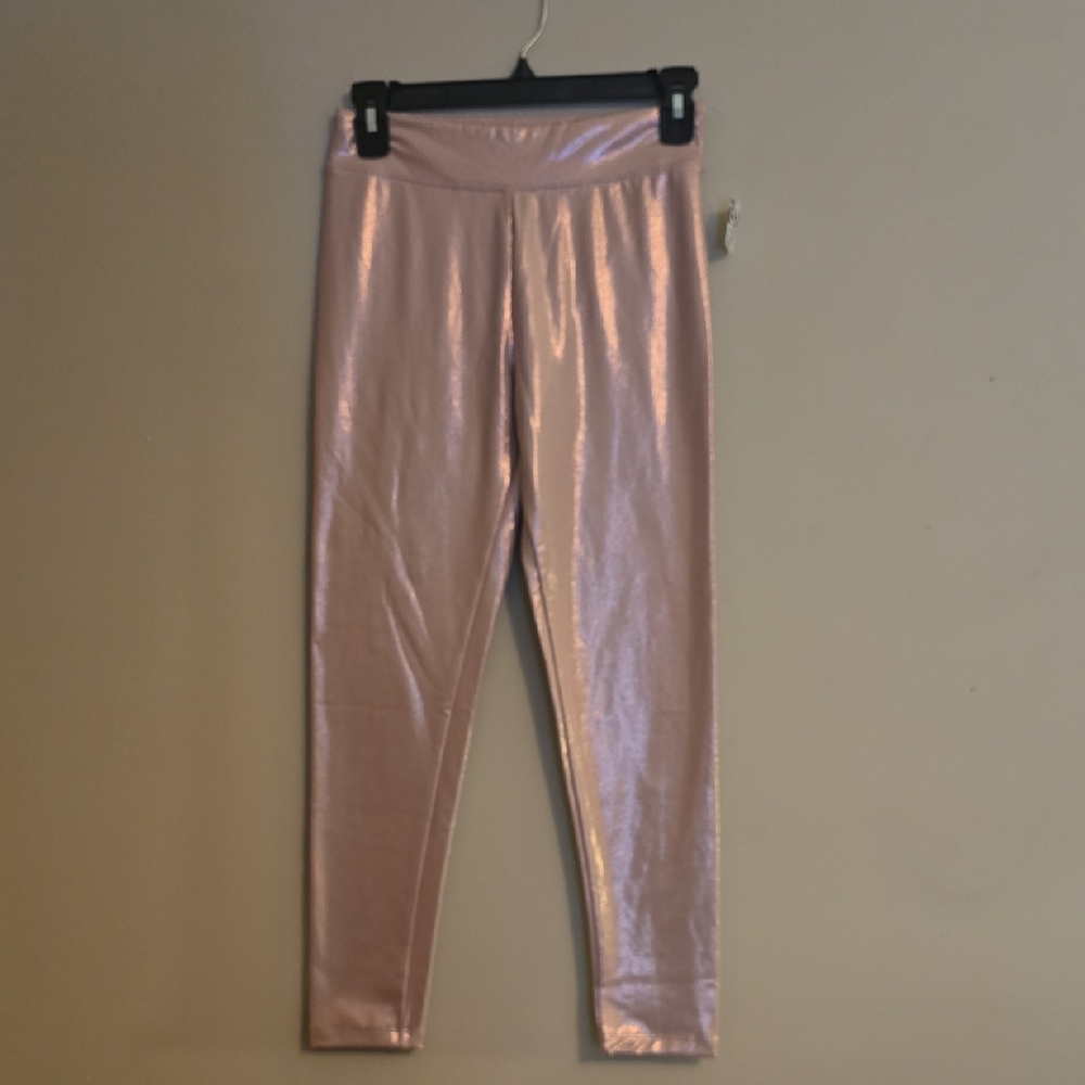 New Cat & Jack Girls Sizeโ XL 14 Shimmering Pink Leggings Pants